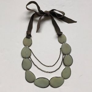 Anthropologie Andean Collection Tagua Necklace